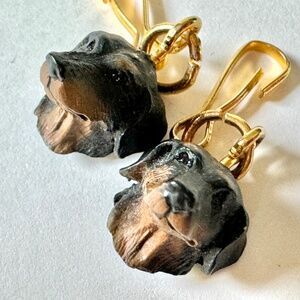 Hound Dog Charms, Set of 2